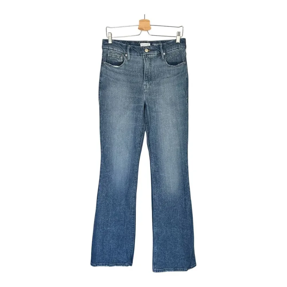 Good American Light Blue Boot Cut Jeans - Picture 2 of 11
